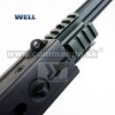 Airsoft Sniper Well L96 MB4403D Black Set ASG 6mm