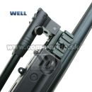 Airsoft Sniper Well L96 MB4403D Black Set ASG 6mm