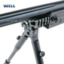 Airsoft Sniper Well L96 MB4403D Black Set ASG 6mm