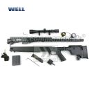 Airsoft Sniper Well MB4406D JNG90 BORA Set ASG 6mm