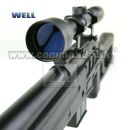 Airsoft Sniper Well MB4409D 3-9x40 Set ASG 6mm