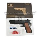 Airsoft Pistol Well 1911 P361 Manual ASG 6mm