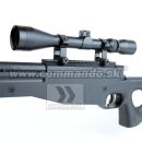 Airsoft Sniper Well L96 MB01D Black Set ASG 6mm