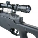 Airsoft Sniper Well L96 MB01D Black Set ASG 6mm