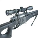 Airsoft Sniper Well L96 MB01D Black Set ASG 6mm