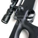 Airsoft Sniper Well L96 MB01D Black Set ASG 6mm