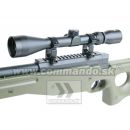 Airsoft Sniper Well L96 MB01 Olive Set ASG 6mm