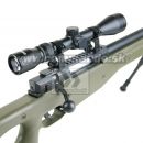 Airsoft Sniper Well L96 MB01 Olive Set ASG 6mm
