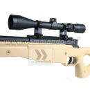 Airsoft Sniper Well L96 MB01C Tan Set ASG 6mm