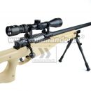 Airsoft Sniper Well L96 MB01C Tan Set ASG 6mm