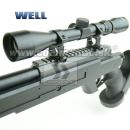 Airsoft Sniper Well G22 MB04D Black Set ASG 6mm