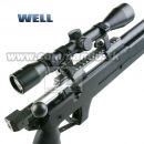 Airsoft Sniper Well G22 MB04D Black Set ASG 6mm
