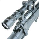 Airsoft Sniper Well MB10D Black Set ASG 6mm