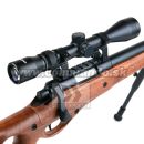 Airsoft Sniper Well MB10D Wood Set ASG 6mm