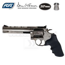 Airgun Revolver Dan Wesson 715 6" Steel Grey CO2 4,5mm