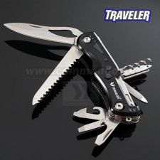 Traveler Multi náradie LED Pocket Black Multi Tool