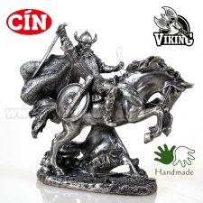 Viking cínový bojovník 9cm cínová soška 708-9035