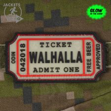 WALHALLA Ticket 3D nášivka PVC JTG