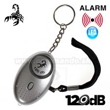 Scorpion Personal Mini Alarm Osobný alarm 120 dB 2v1