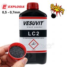 Explosia Čierny prach Vesuvit LC2 0,5-0,7mm 1kg