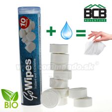 Go Wipes instantné vlhké utierky 10 tabliet