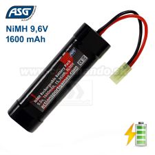 Airsoft Batéria ASG Blok NiMH 9,6V 1600mAh konektor malý