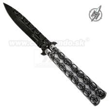 Martinez Motýlik Skull Stone Balisong zatvárací nôž 02184