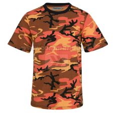 Commando pánske tričko sunset camo maskáčové
