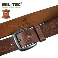 Vintage kožený opasok hnedý Mens Belt