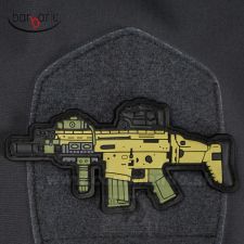Gun Patch SCAR 3D nášivka PVC