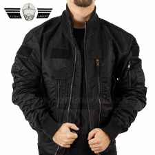 US Tactical Pilot Jacket čierna Black