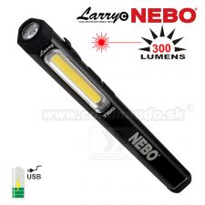 Baterka NEBO TRIO s laserom, 300lumen