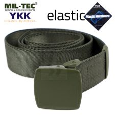 Opasok YKK® Schnalle Elastic Quick Rlease zelený 130cm