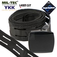 Opasok YKK® Schnalle Laser Cut Quick Rlease čierny 130cm