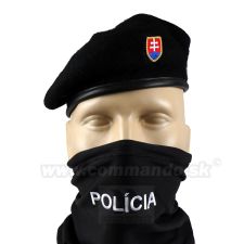 Polícia Baretka čierna so slovenským znakom