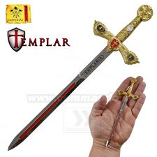 Mini Sword Templar 17cm Toledo Imperial 09352 malý meč