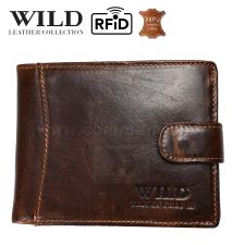 Peňaženka kožená WILD Things Only 5503 RFiD dark brown