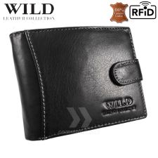 Peňaženka kožená WILD Things Only 5503S Black