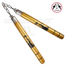 Nunčáky Gold 260 Bruce Lee Wood Nunchaku