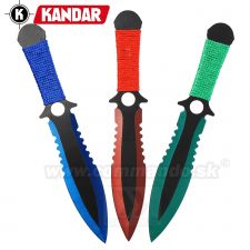 Vrhacie nože Kandar® ColorAttack set 3 kusy Throwing Knives
