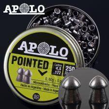 Diabolo APOLO Pointed 4,5mm 250ks 0,60g Heavy Weight