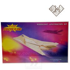 Drevené puzzle lietadla F-117 Nighthawk Fighter Plane Woodcraft