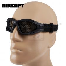 Taktické okuliare Compact s mriežkou Black Wosport®