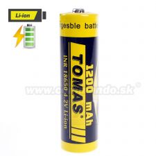 Nabíjateľná Batéria Tomas® Li-Ion 18650 2000 mAh 4,2V