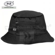 Rybársky klobúk - čierny
