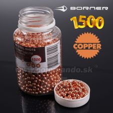 Borner BB Steel Shots Copper 1500ks oceľové broky 4,5mm
