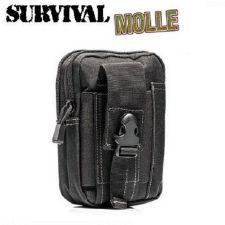 Survival Waist Bag Black GearMeUp Ľadvinka
