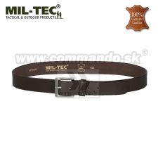 MIL-TEC® kožený opasok 90-140 cm hnedý Mens Belt