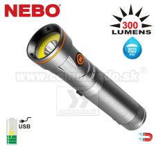 Baterka NEBO FRANKLIN Pivot RC + C.O.B. LED