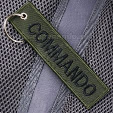 COMMANDO RBF prívesok kľúčenka Remove Before Flight